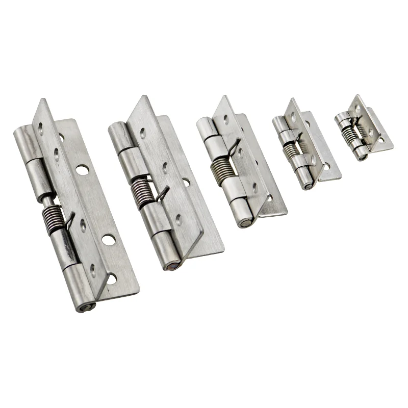 Industrial Equipment 304 Stainless Steel Spring Hinge -2.5 Or 1 Or 3 Inch Automatic Reset Spring Hinge