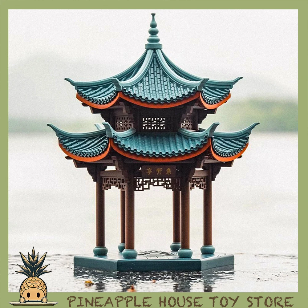 

Wanfeng 3d West Lake Jixian Pavilion Tenon And Mortise Building Blocks Chinese Ancient Building Christmas Birthday Gifts For Kid