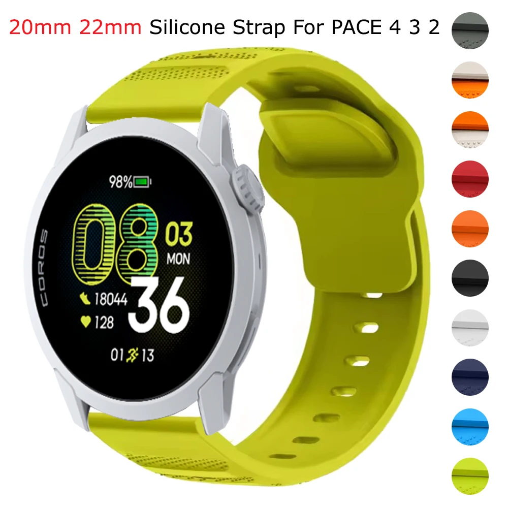 Versatile Silicone Sport Wristband - 20mm/22mm Strap Bracelet