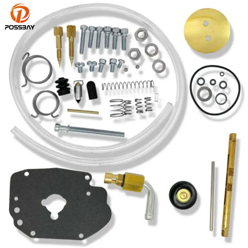 

Motorcycle Carburetor Conversion Repair Kit Fits Super E Gas Carbs for Harley-Davidson Motorcycles Rebuild Kit