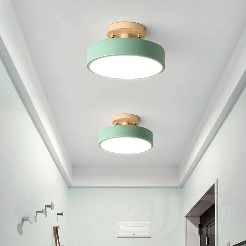 

JJC LED Indoor Lighting AC110/220V 13W Nordic Minimalist Style White/Warm Light Ceiling Lamp for Aisle Balcony Entrance Bathroom