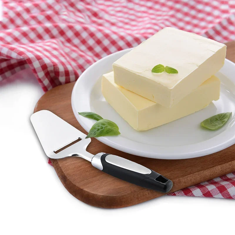 Stainless Steel Heavy Duty Cheese Shaver Shovel Multi-Function Plane Server for Soft Semi-Hard Hard Cheeses Kitche cheese slicer cheese cutlery