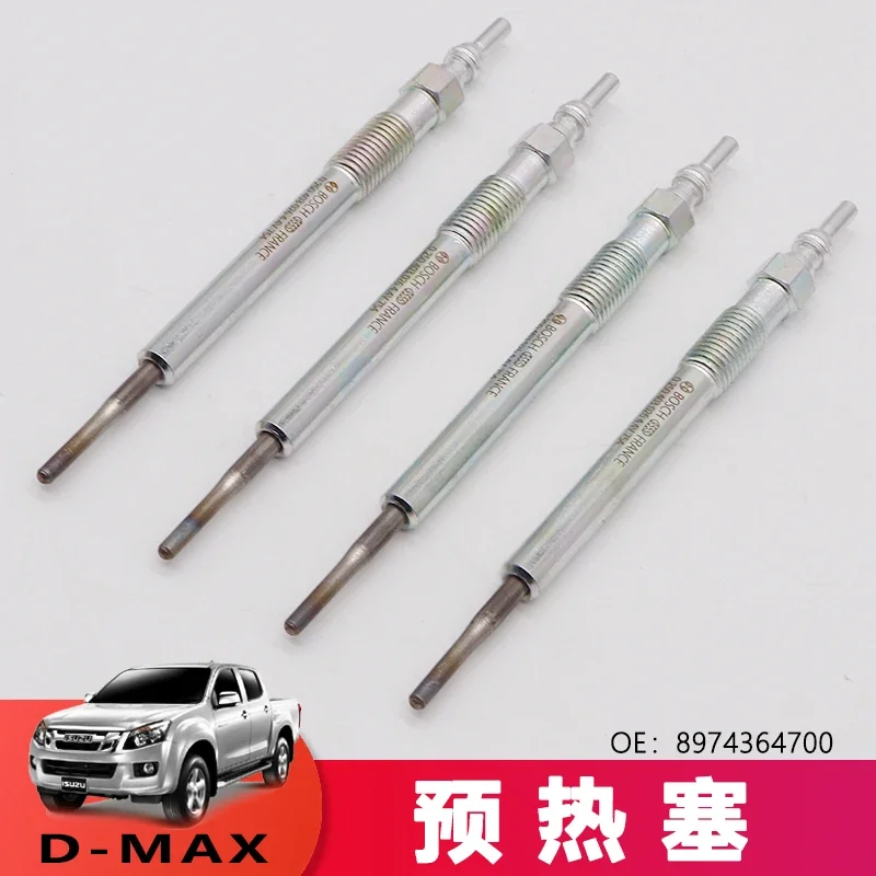 For Isuzu Pickup Truck accessories DMAX/LT/MUX/RZ4E G6 Glow plug Glow plug 11V High quality accessories