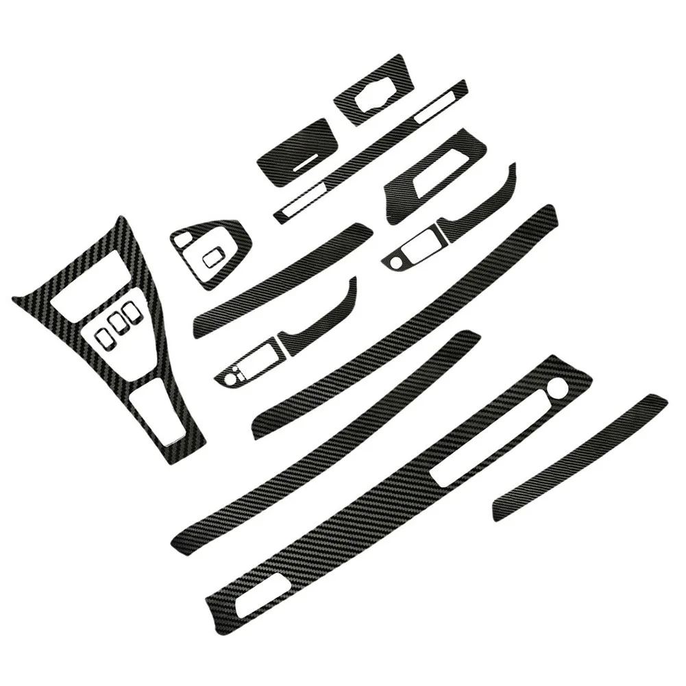 

5D Interior Carbon Fiber Vinyl Trim Decal Sticker Decor For BMW 3Series E90 2005-2013 Right-Hand Drive Replacement Accessories