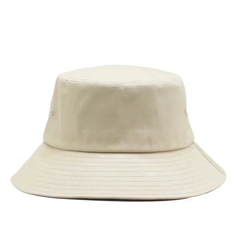 Solid Color for Men XL Big Head Bucket Hats 63CM for Women Summer