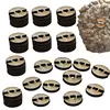 Pompom Buttons For Hats Wooden Buttons For Crafts 50pcs Pom Pom Hat Buttons For Hat Pom Pom Ball Fixing Knit Beanies Toques Hats 1