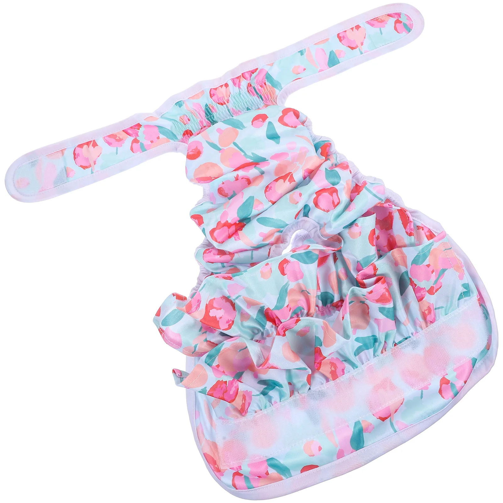 

Female Dog Nappy Dress Washable Female Period Pant Absorbent Doggy Diaper for Dog (XS)
