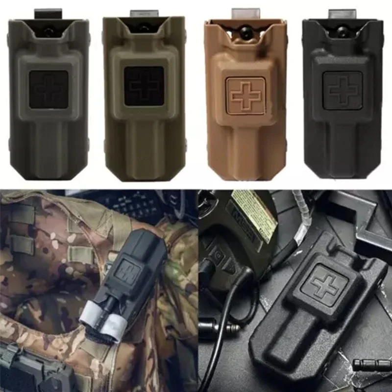 Tourniquet Kit Outdoor Emergency Tourniquetrats for Blood Tactical Tourniquet Cat Storage Box Bag MOLLE Medical Package Kit Trauma First Aid