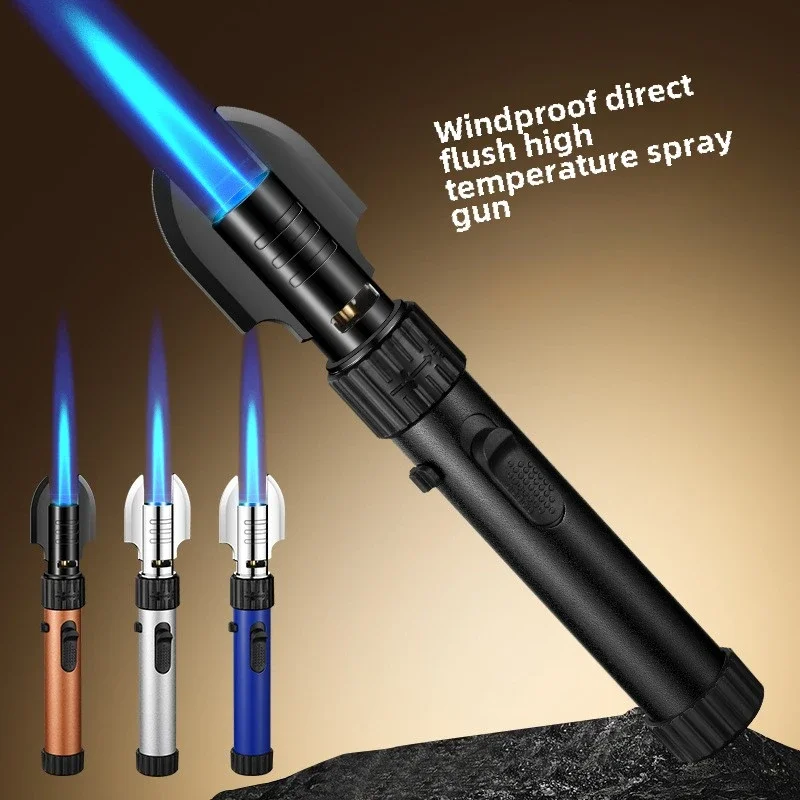 Turbo Torch Jet Gas Lighter High Firepower Windproof Spray Gun Kitchen Cooking Smoking Accessories Jewelry Welding Cigar Lighter