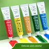 M&G 12/24 Colors Acrylic Waterproof Paint Set Hand Drawn Portable Aluminum Tube Wall Painting Fluid for Student DIY  5/12ml 4