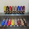 TOTOMELA 30 Colors iNS HOT New Suede Leather Women Sneakers High Quality Handmade Mixed Color Flat Sneakers Casual Shoes Flats 2