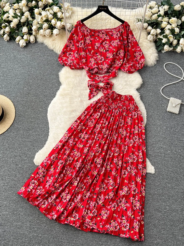 Moireta Conjunto De 3 Piezas De Bata Con Cinturón, Top Camisero Y