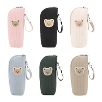 J15U Multifunctional Cotton Thermal Bottle Bag With Aluminum Insulation Design For Baby Feeding Essential Travelling