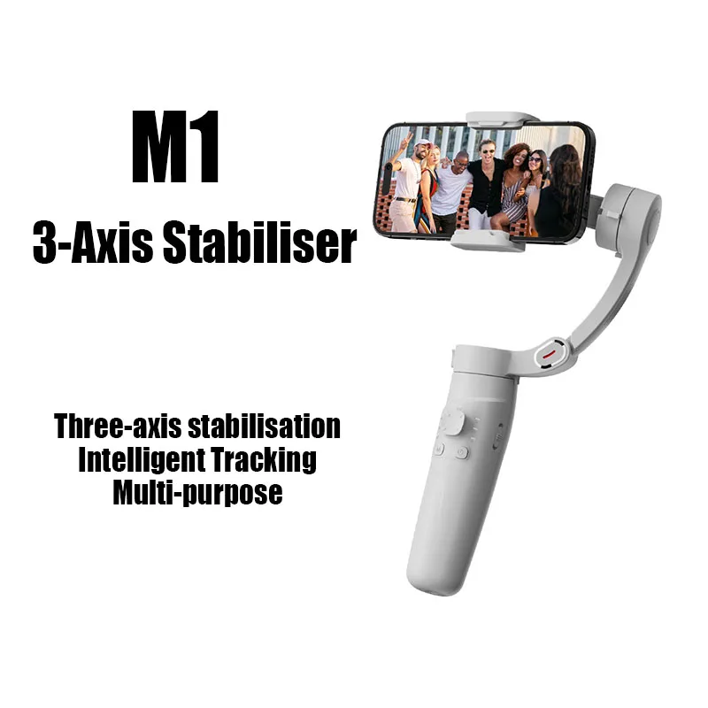 

3-Axis Mobile Head Stabiliser Bluetooth Handheld Selfie Stick Tripod Smartphone Real Time Intelligent Recognition Following