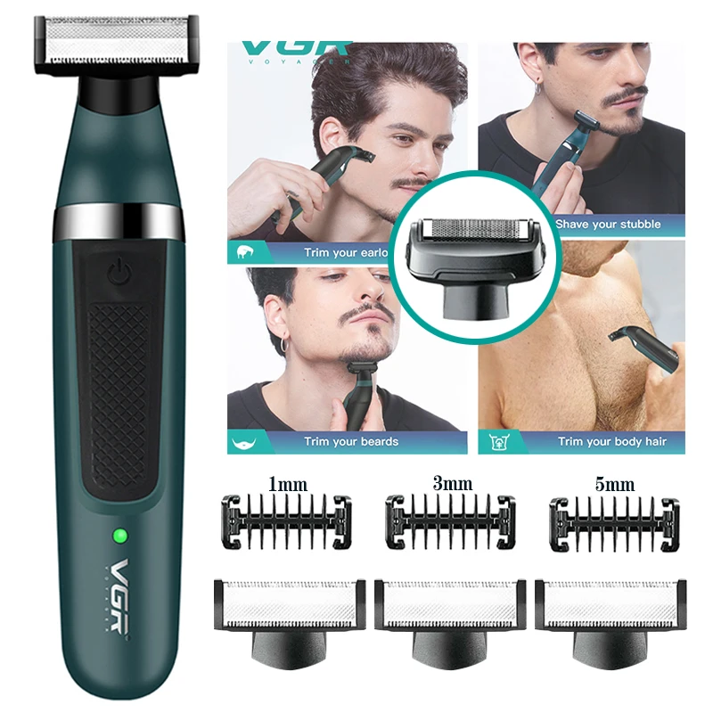 Professionele Elektrische Scheerapparaat Voor Mannen Nat Droog Wasbare Trimmer Elektrische Scheerapparaat Mannen Facial Body Scheren|Haartrimmer| - AliExpress