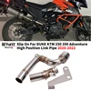 Slip On For DUKE KTM 250 390 Adventure 2020-2022 Motorcycle Exhaust Escape Moto Systems Titanium Alloy High Position Link Pipe