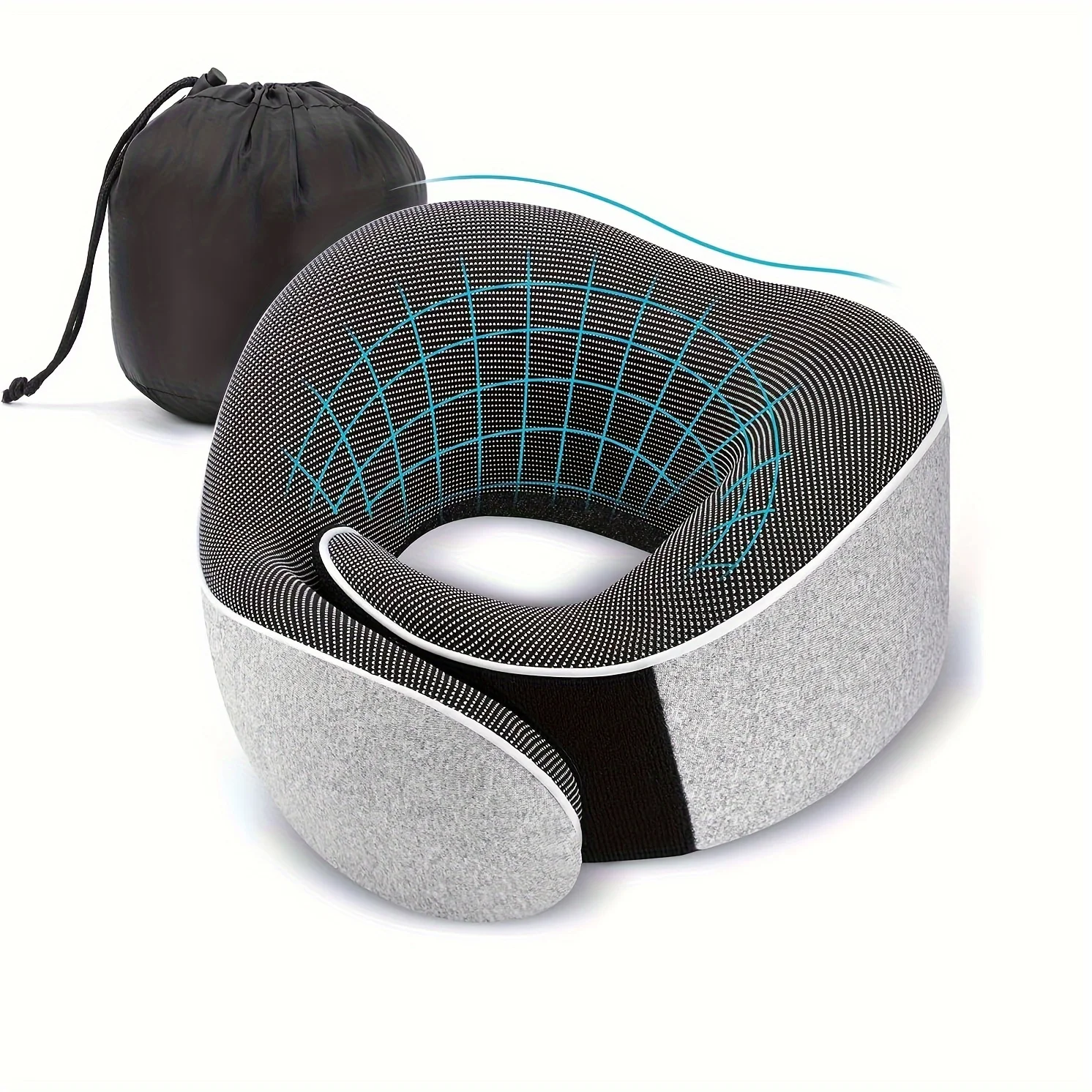 Ultimate Travel Neck Pillow - Soft, Supportive Cushion for Sleeping, Airplane, Outdoor, Office Nap, and Home Use with Portable Storage