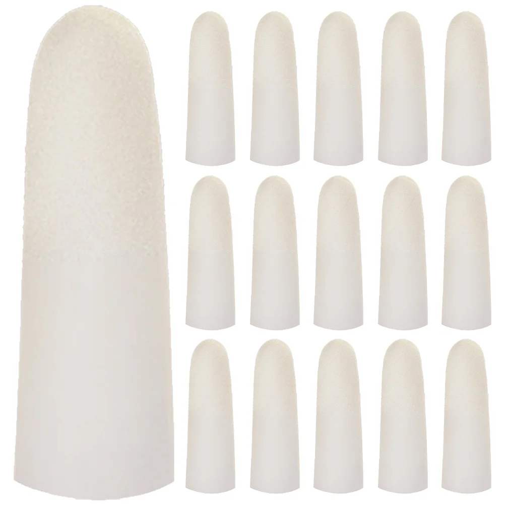 Latex Anti-slip Finger Cots Disposable Fingertips Protector Non-Slip Finger Covers Finger Cover, Anti-Static Incision, Matte latex latex finger covers disposable fingertips protector non slip finger covers finger cover anti static incision matte