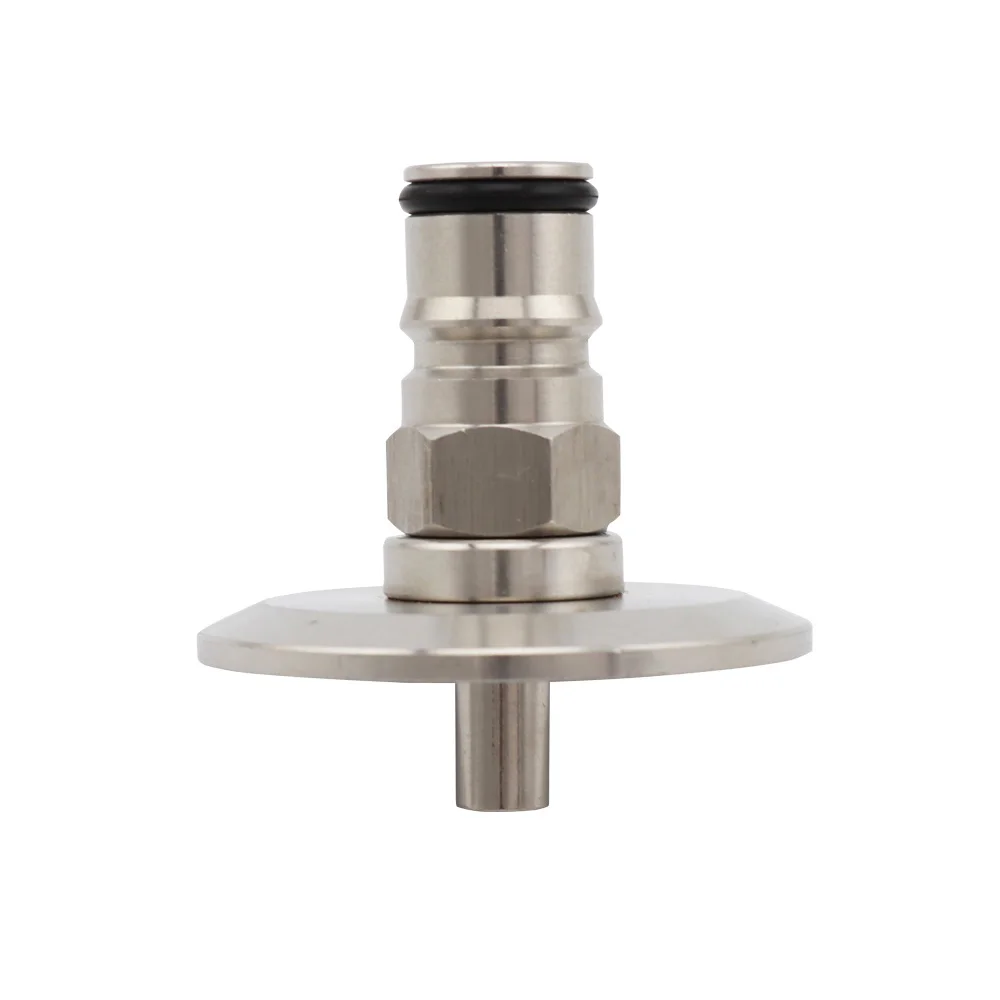 Homebrew Gas/ Liquid Ball Lock Post 1.5"Tri Clamp Adapter Beer Brewing SS304 Sanitary Brewer Fitting 50.5mm OD Ferrule Fermenter