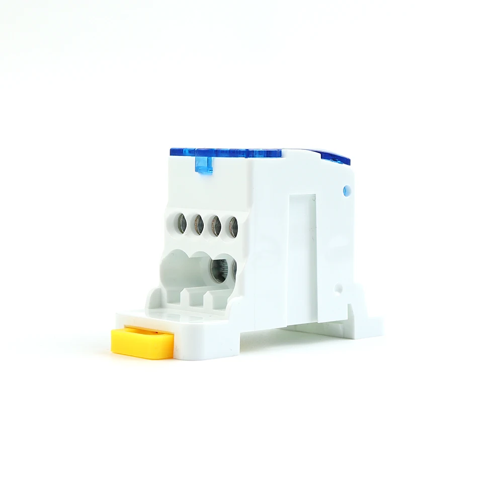 UKK-80A Single-Stage Splitter Box Wire Connector High-Current Household Into A Multi-Outlet Terminal Block Rail Splitter Box single pole splitter box single stage splitter box