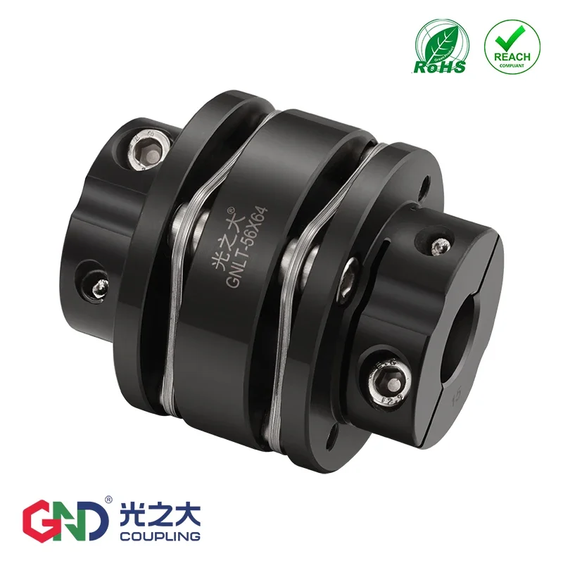 

GNLT 45# Steel Double Diaphragms Clamp Series high torque shaft couplings D34L45