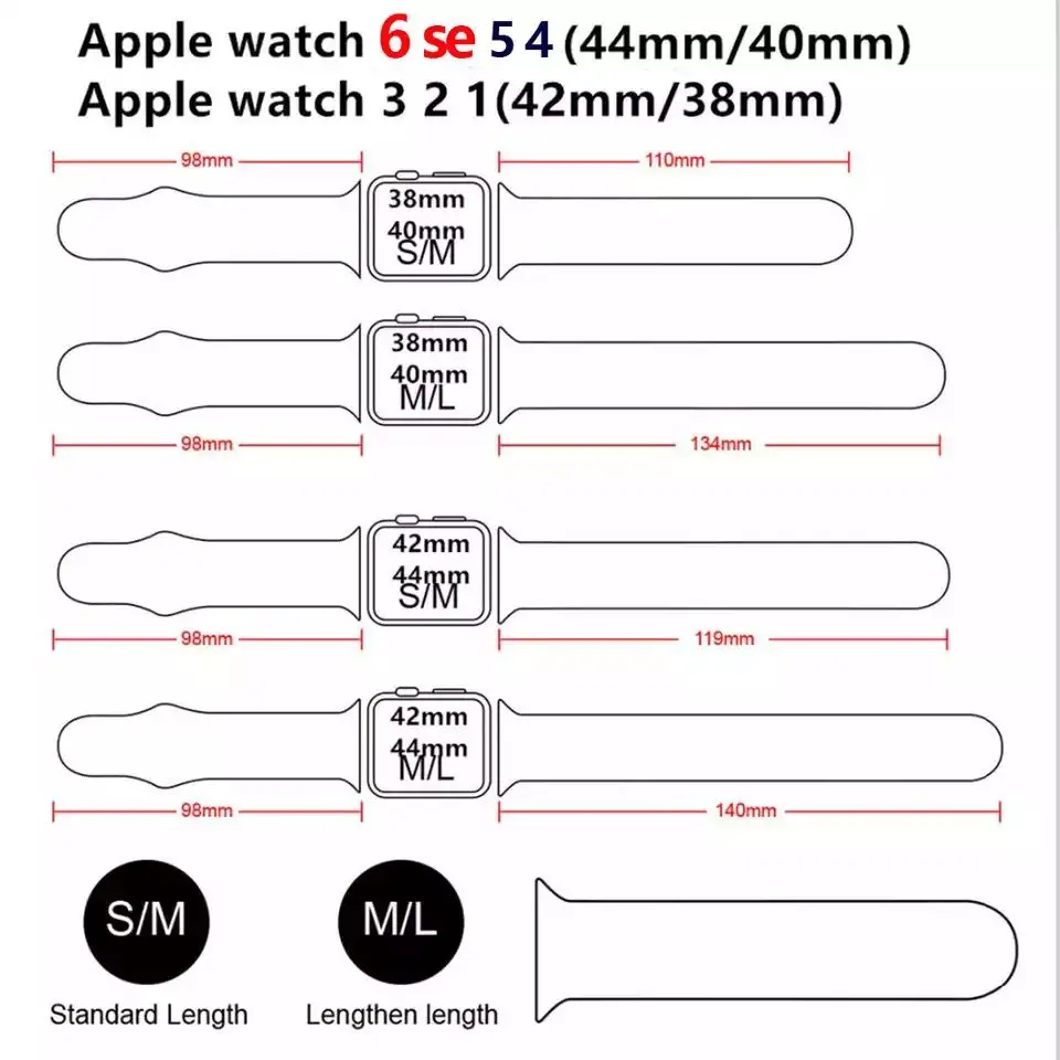 Silicone Strap For Apple Watch band 45mm 41mm 44mm 40mm 38mm 42mm Watchband Bracelet Correa For Iwatch Series 6 Se 5 4 3 7