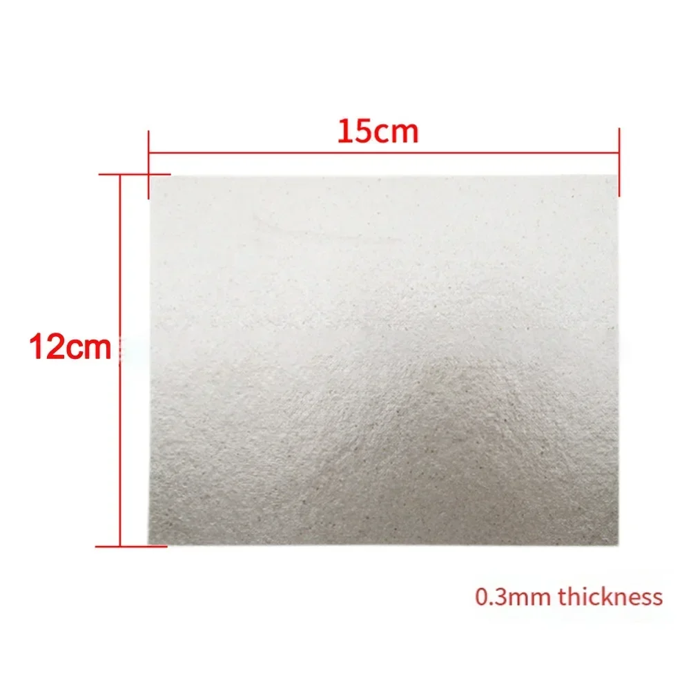 Microwave Cover 5pcs Microwave Mica Sheet High Temperature Insulation Microwave Waveguide Cover Sheet 150x120mm For Hair Dryers Toasters Heaters