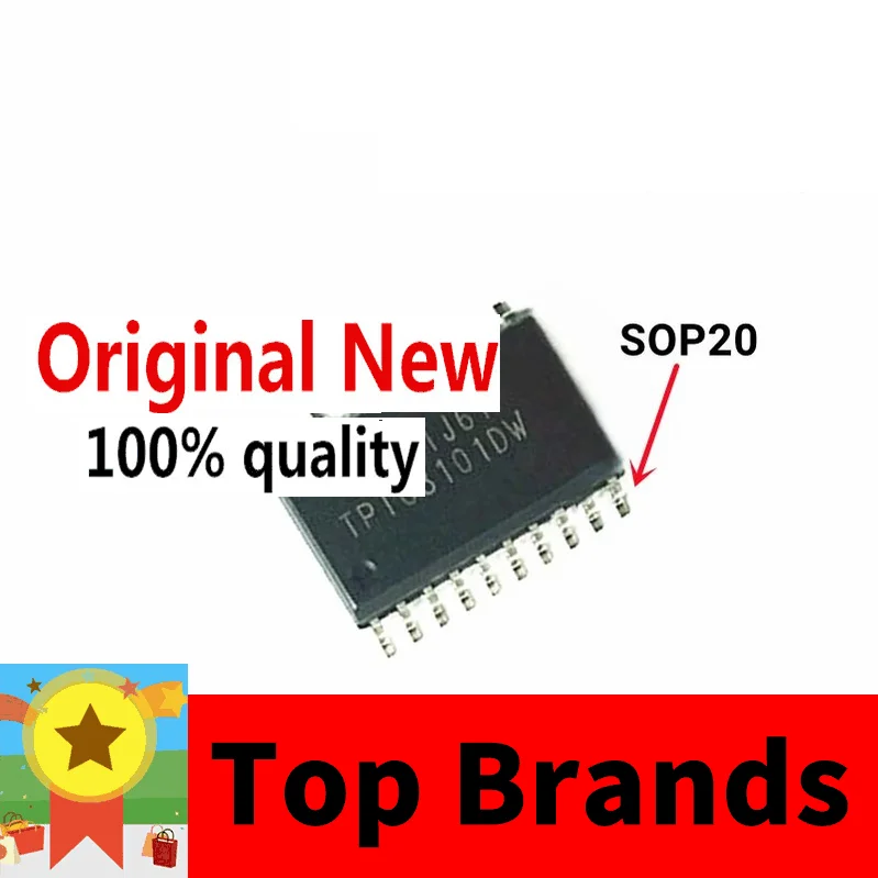 

Новинка, оригинальный набор микросхем TP8101DW TP8101DWR TP8101 SOP20, 10 шт./партия, 100%