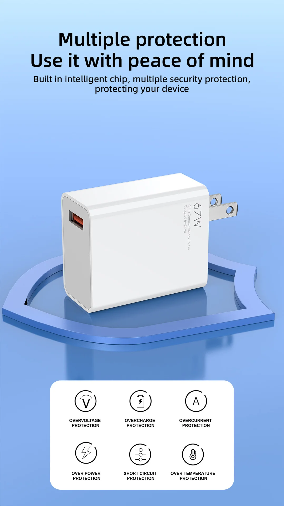 67W Super Fast USB Charger for Xiaomi 11 12 Lite 13T 14T Redmi Note 10 11S 12T 13 Pro POCO F5 X5 Type C Quick Charging 6A Cable