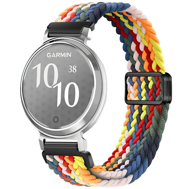 Elegant 14mm Woven Nylon Loop Buckle Watchstrap with Magnetic Closure