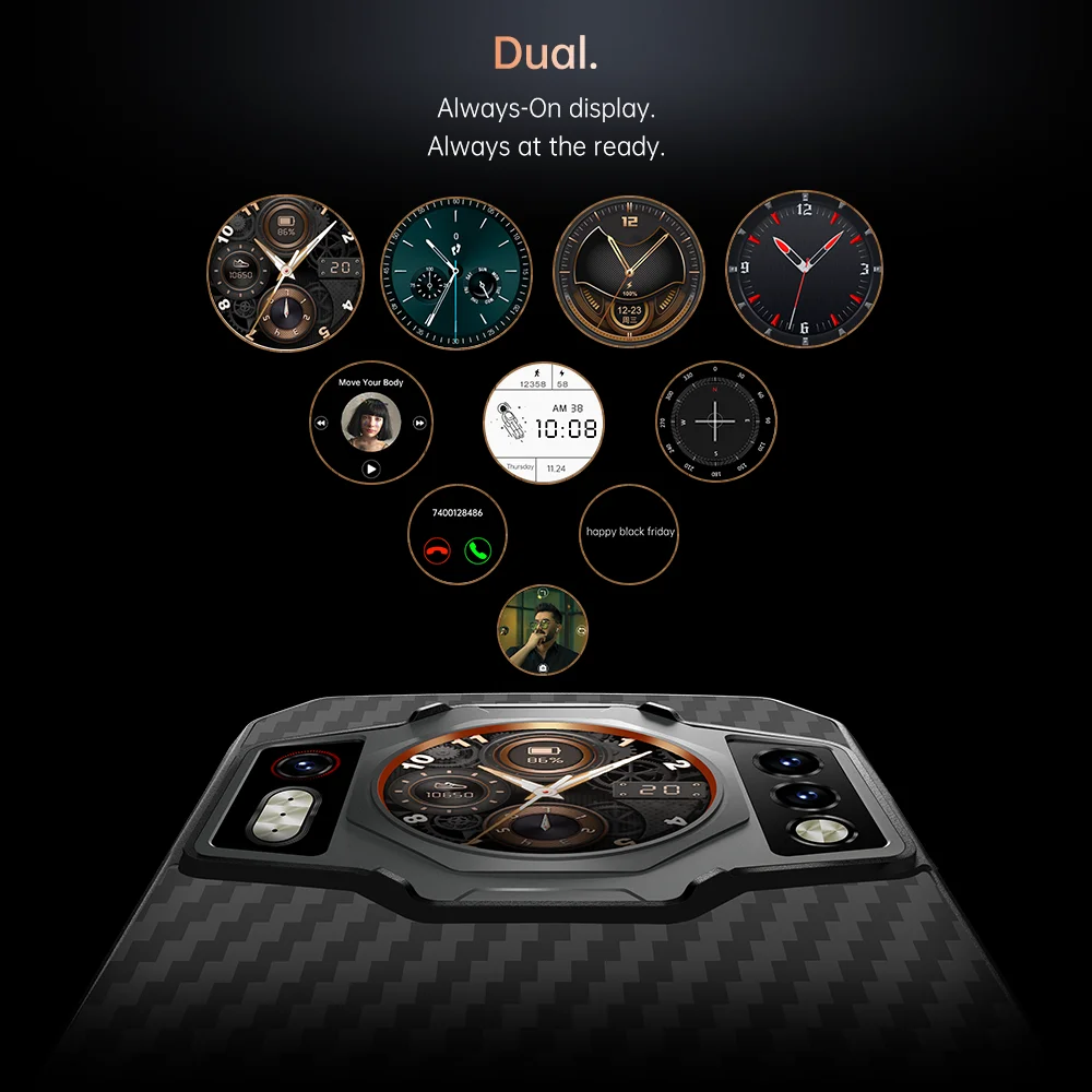 Oukitel WP21 Rugged Cellphone 12GB+256GB Night Vision Helio G99 Mobile Phone 64MP Camera 9800mAh battery 66W 120Hz Smartphone