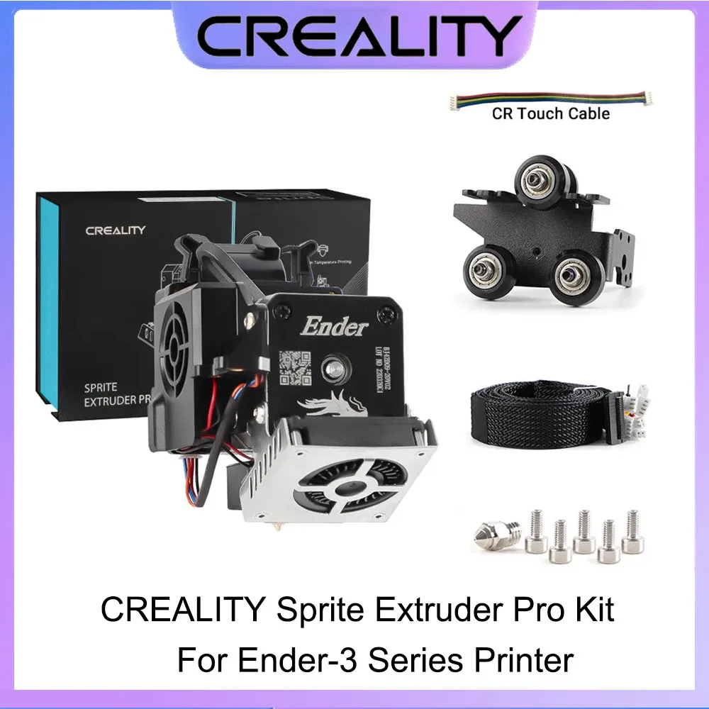 

CREALITY Sprite Extruder Pro Kit 300℃ Printing Large Torque Dual Gear Feeding for Ender 3 Ender 3 Pro Ender 3 MAX Ender-3 V2