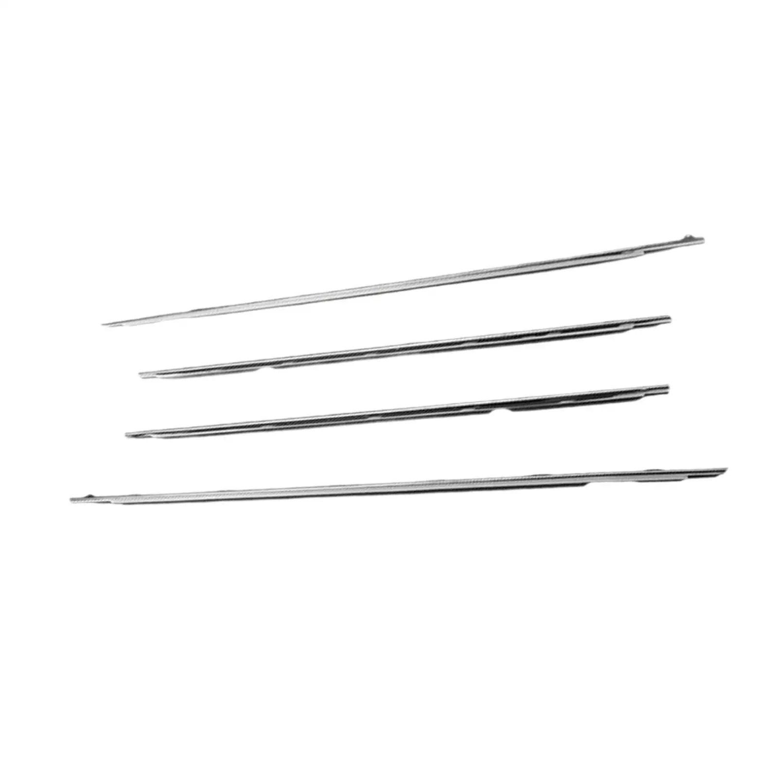 4개 조각의 외부 도어 윈도우 웨더스트립 75710-60021 부품 교체 자동차 액세서리 쉽게 설치 가능 75720-60021