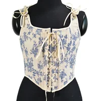 Lolita Tanks Corset Sexy Slimming Bandage Shapewear Women Evening Party Elegant Retro Bustier Top Streetwear Woman Clothes - Image 4