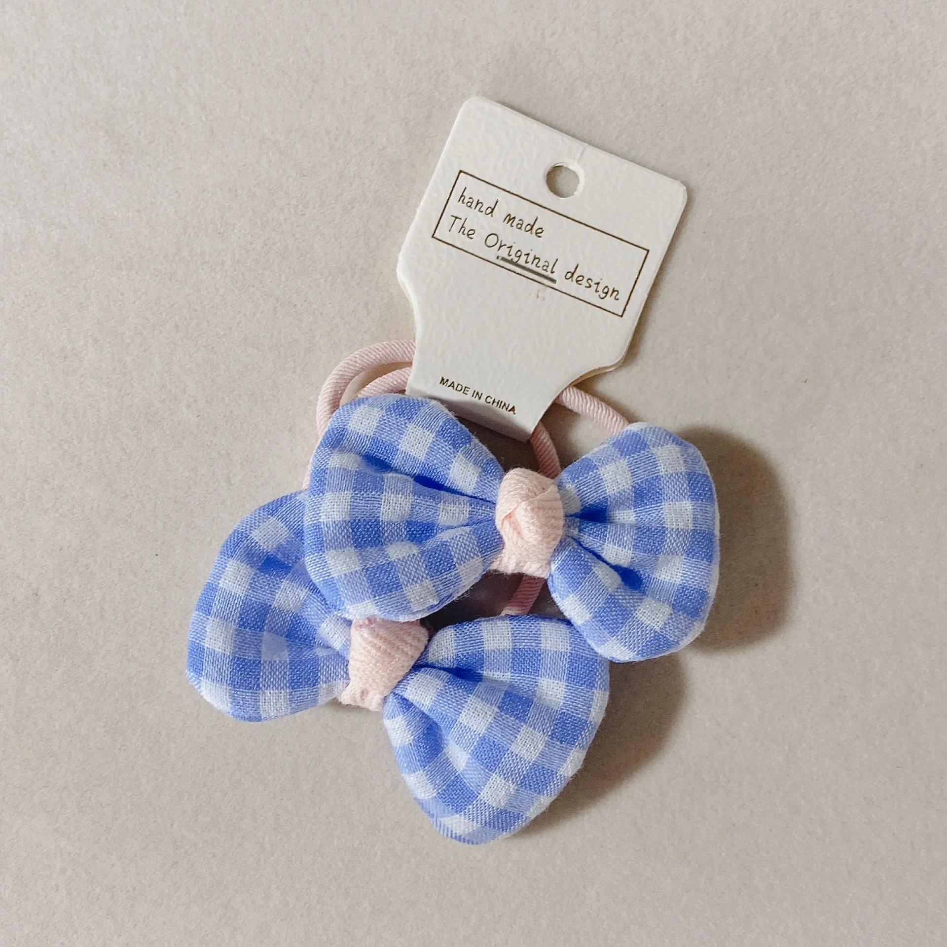 Corda de Cabelo Scrunchies para Meninas Laços de Cabelo Anéis de Corda Bonito Coreano Xadrez Arco Elasticidade Crianças Kawai Acessórios 10 Pcs 4 10 pcs bonito coreano xadrez arco elasticidade