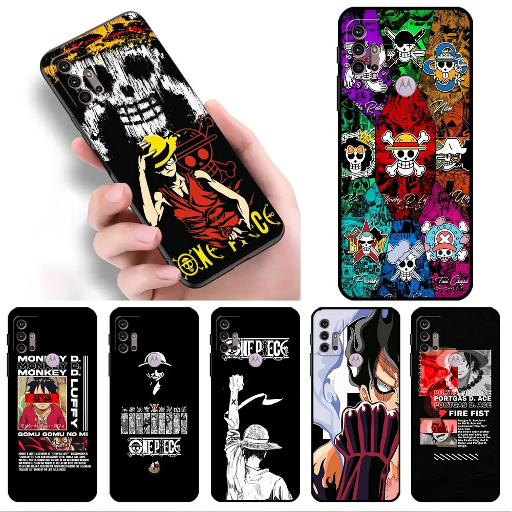 

One Piece Luffy Zoro Boy Case For Motorola G60 G30 G22 G52 G51 G71 G60s G31 G200 G9 G8 Plus One Fusion Edge 20 40 Phone Coque