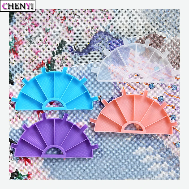 Алмазная живопись, новая многофункциональная пластина для сверления, «сделай сам», точечная дрель, ручка, лоток для хранения алмазов, инструмент для алмазной вышивки