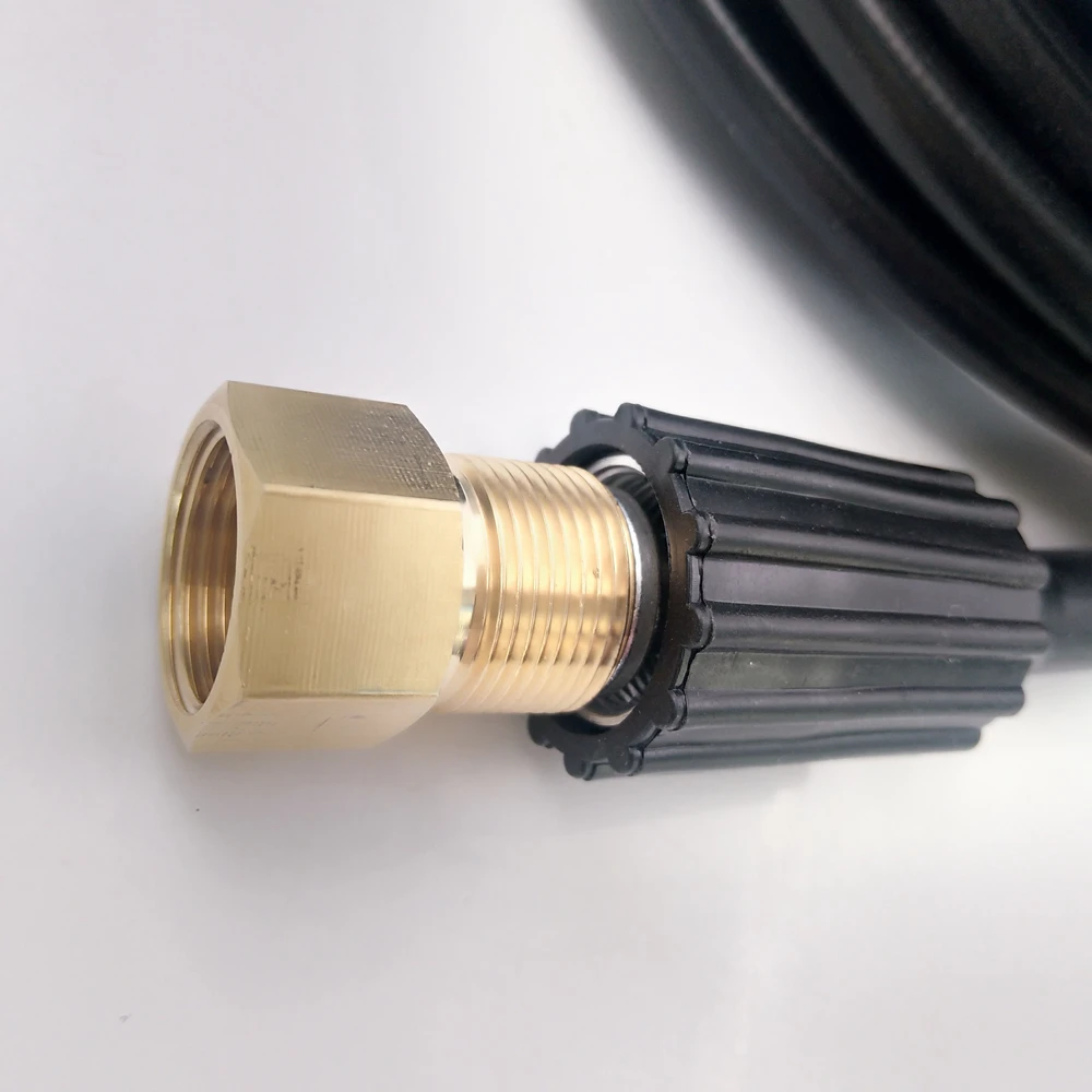 Pressure Washer Gun Copper Brass M22 15mm Male Thread To M22 14mm Female Hose Adapter pressure washer gun