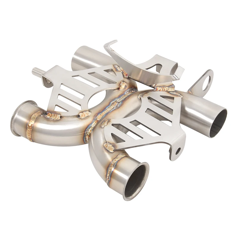 For Triumph 900 Thruxton Speed Bonneville 1200 T100 T120 2016-2020 Delete Catalyst Mid Exhaust Link Pipe Slip On Stock Muffler 26 - Racext For Triumph 900 Thruxton Speed Bonneville 1200 T100 T120 2016-2020 Delete Catalyst Mid Exhaust Link Pipe Slip On Stock Muffler - - Racext 25