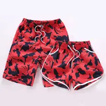 

Seaside Vacation Quick-Drying Soakable Trendy Beach Pants Men Cropped Loose Men's Casual Shorts Hot Spring Swimming Trunks