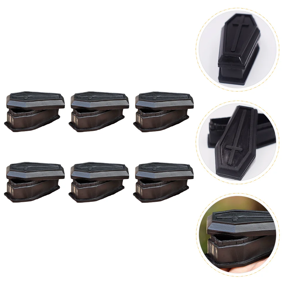 

Coffin Box With Lids Halloween Decorations Mini Black Coffin Box Coffin Treat Candy Box Halloween Coffin Box For Party