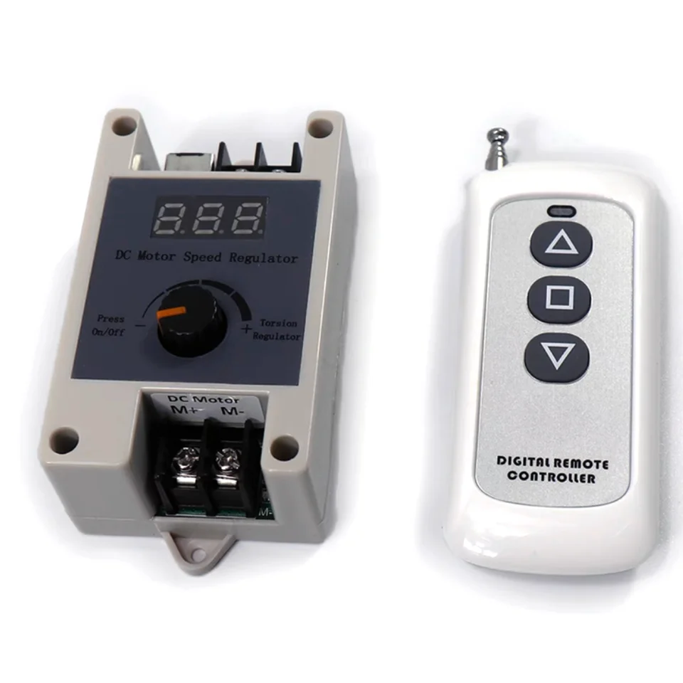 ワイヤレスリモコン12V,24V,433m,DCモーター用,無段階スイッチ