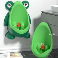 Cute Frog Potty Training Urinal Boy With Fun Aiming Target, Toilet Urinal Trainer, Children Stand Vertical Pee Infant Toddler 2