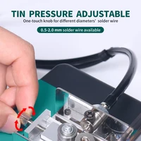 YIHUA 928DT-II 230W מחשב ריתוך אוטומטי שלח תחנת ריתוך מהירה לחימום מהיר מנוחת רגל מכונת ריתוך 4