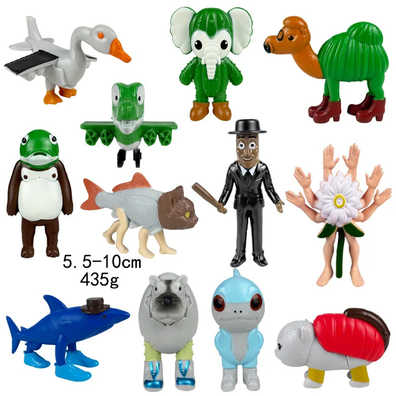 WGCHAIE Tung Tung Tung Sahur Figure Toy, Figurine De Brainrot, Tralalero Tralala Figurine, Tung Tung Tung Sahur, Figurines D'action De Collection Pour Les Fans