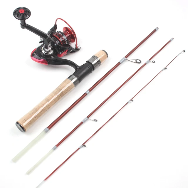 NEW 1.4M Ul Slow Spinning Casting Lure Rod and Reel Set 1.5-8g Lure Rods  Ultra Light Solid Tips Trout Stream Fishing Pole Pesca - AliExpress