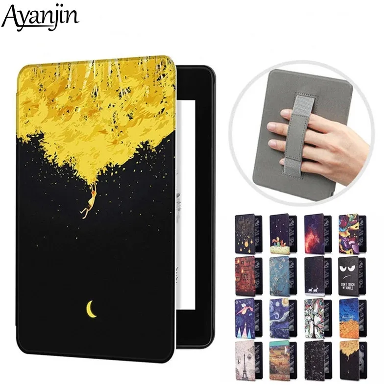 Per Amazon Kindle Paperwhite Custodia Smart Cover Per Kindle 10Th Custodia Rigida Per Kindle Paperwhite 4/3/2 Stampa Cover Pellicola Penna