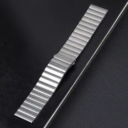 Premium Solid Stainless Steel Watch Bracelet with Quick Release - 20mm (Steel color)