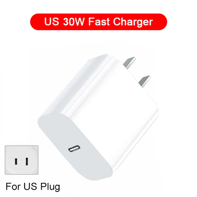 Original PD 30W Quick Charger For Apple iPhone 14 13 12 11 Pro Max Mini