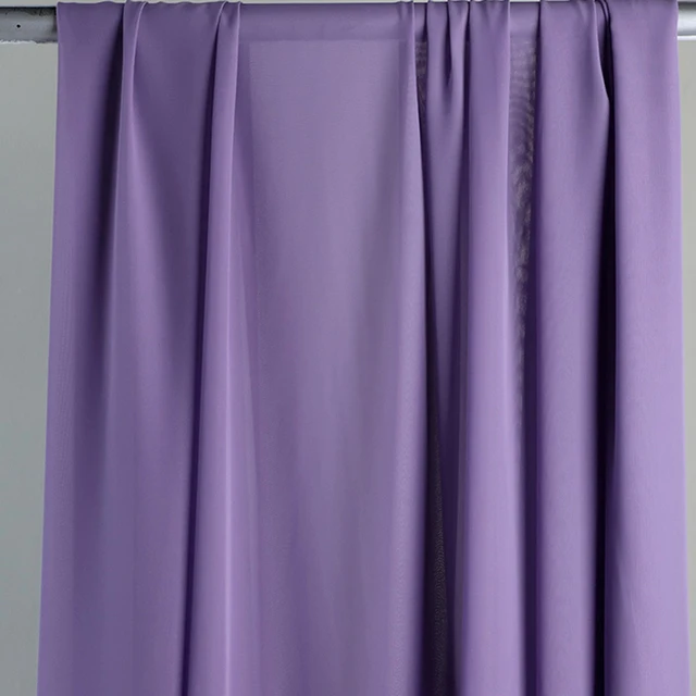 Pink and Purple Chiffon Fabric for Clothing and DIY Projects